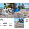 Clearwater Lounge Set (1set=4pcs 2pcs chairs+1pc sofa+1pc table)