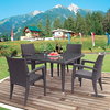 Salsa dining set ( 4chairs + 1table )