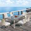 Barcelona dining set( 6 chairs + 1 table )