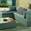 Royalty lounge set ( 1 lounge chair + 1 right armchair 2 seater element + 1 left armchair 2 seater element + 1 coffee table )